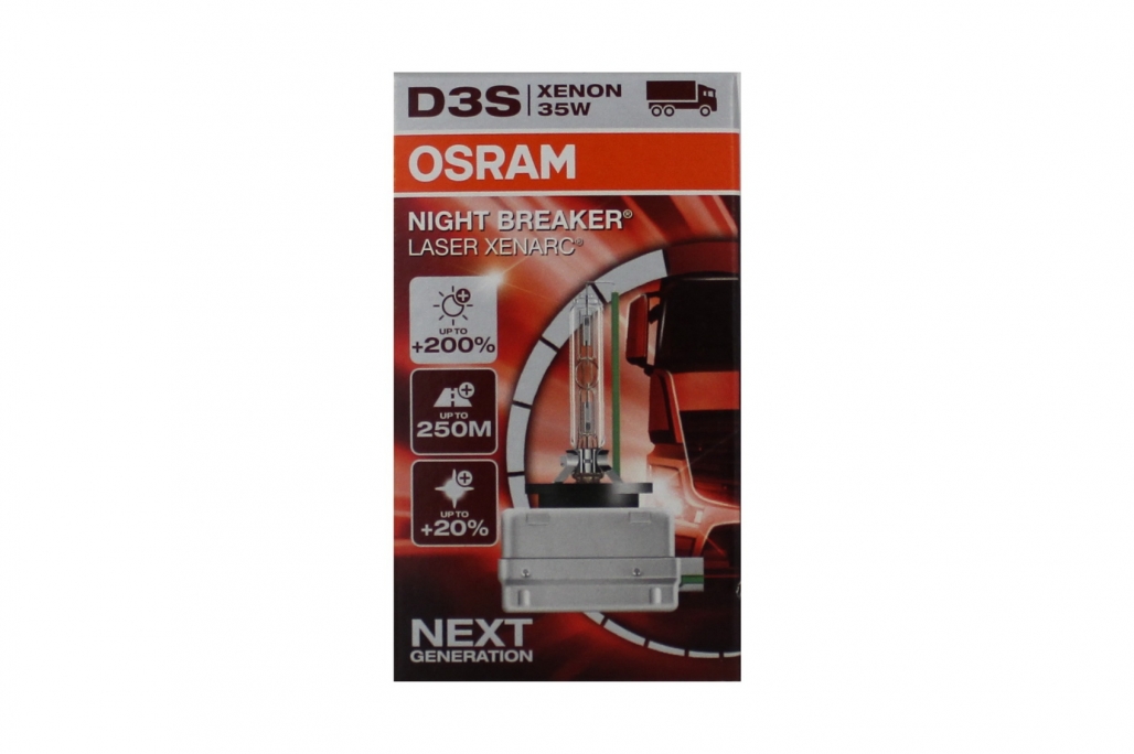 OSRAM XENARC NIGHT BREAKER LASER D3S HID Xenon Lamp 66340XNL 35W - CM  Carcosmetics